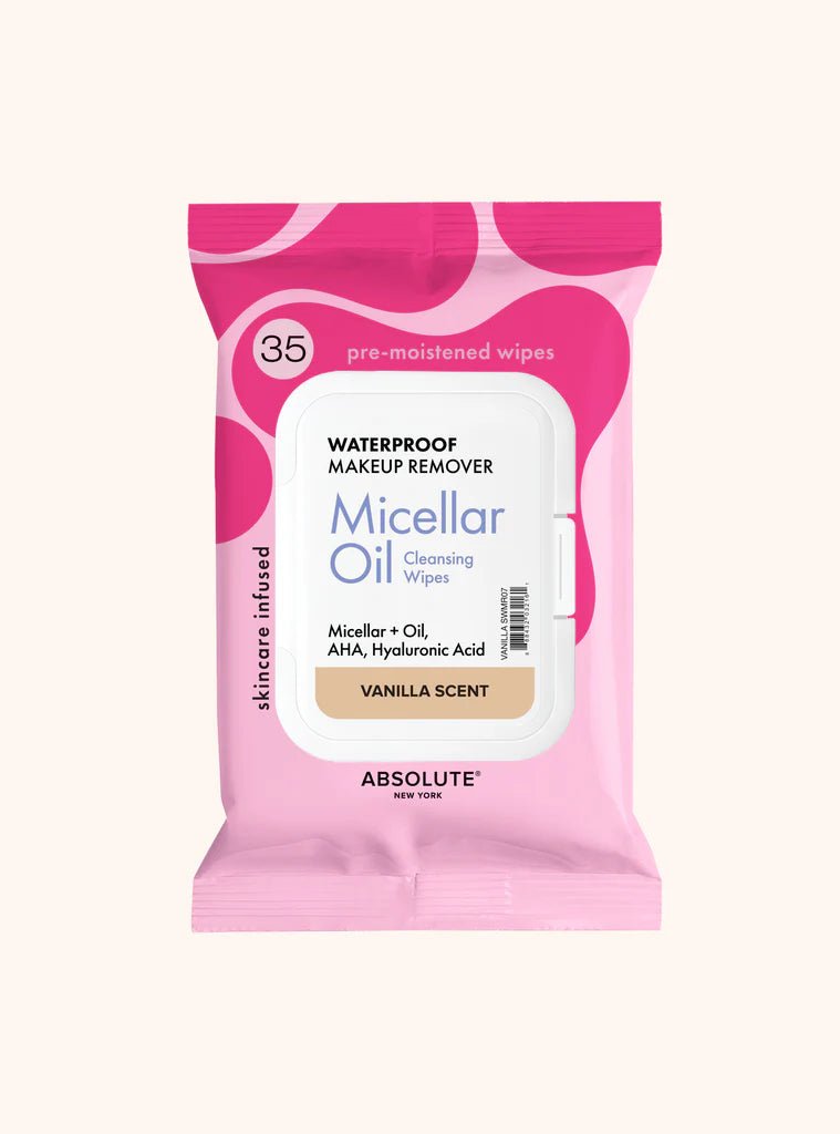 Absolute New York Micellar Oil Cleansing Wipes - 30 Wipes - Beauty Exchange Beauty Supply