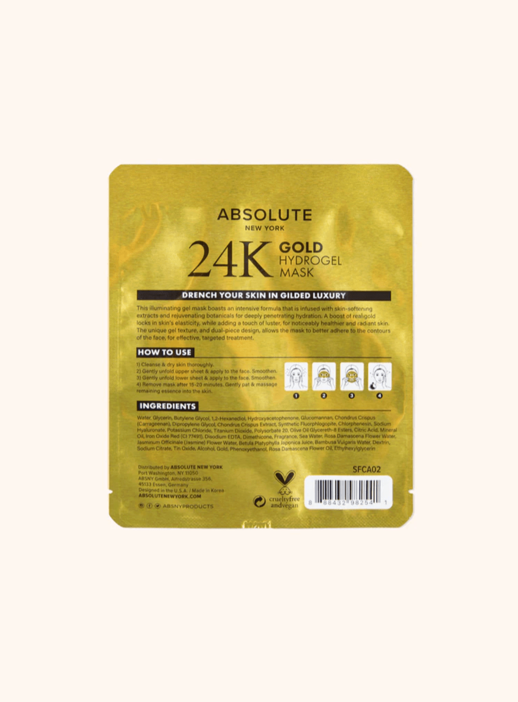Absolute New York Peel - Off & Hydrogel Facial Masks - Beauty Exchange Beauty Supply