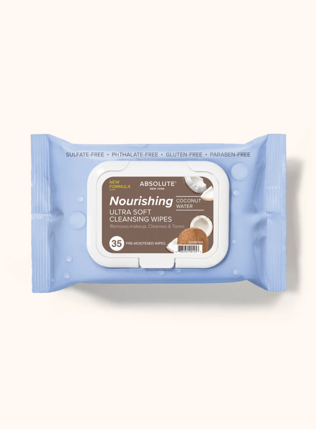 Absolute New York Ultra Soft Cleansing Wipes – 35 Wipes - Beauty Exchange Beauty Supply
