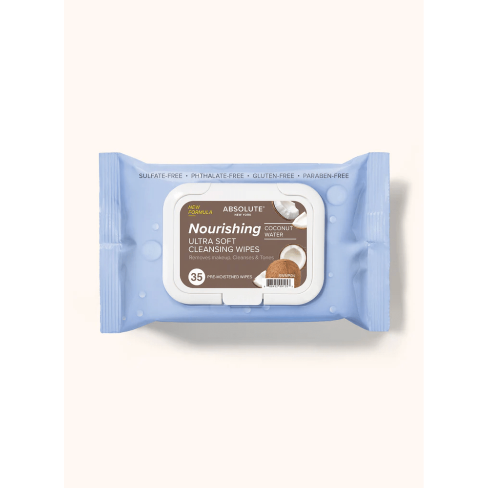 Absolute New York Ultra Soft Cleansing Wipes – 35 Wipes - Beauty Exchange Beauty Supply