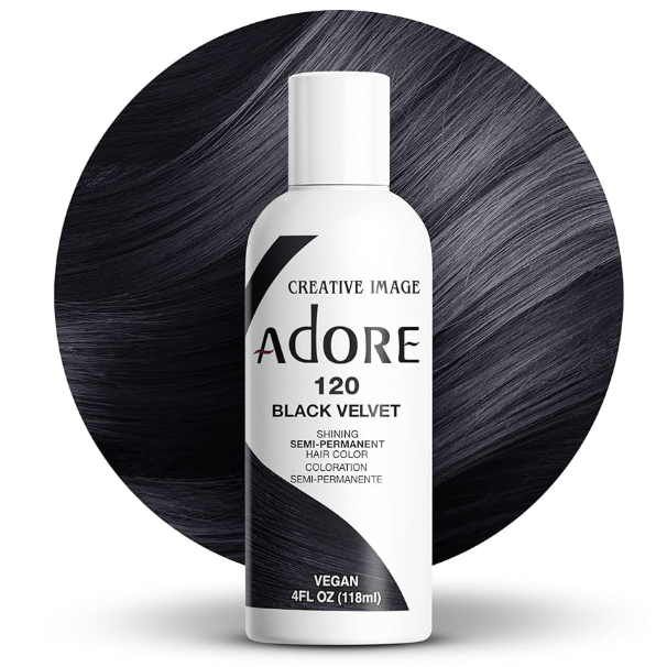 Adore Creative Image Semi - Permanent Hair Color Midnight Elegance - 4oz - Beauty Exchange Beauty Supply