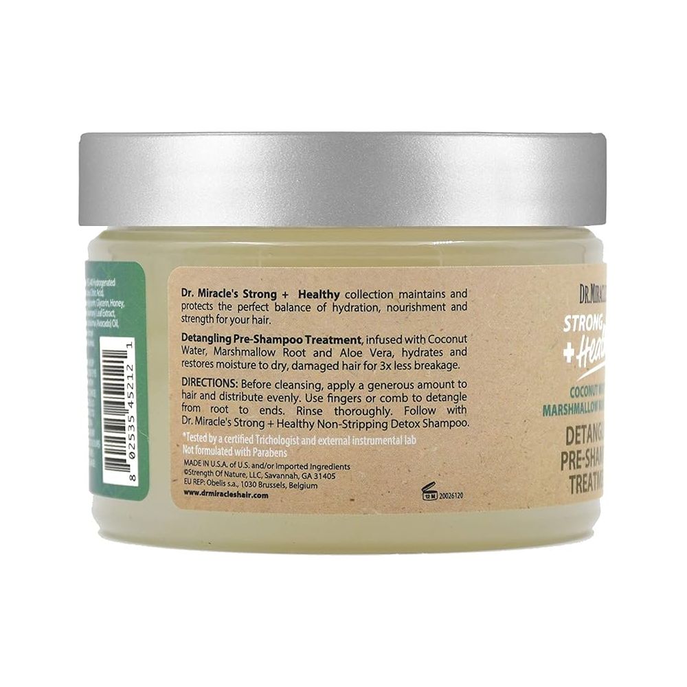 Dr. Miracle’s Strong and Healthy Detangling Pre-Shampoo Treatment - 12 fl oz
