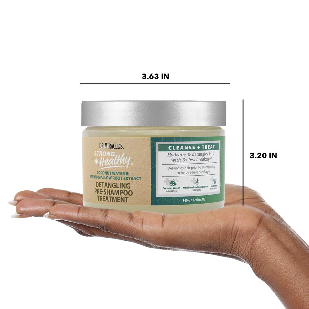 Dr. Miracle’s Strong and Healthy Detangling Pre-Shampoo Treatment - 12 fl oz