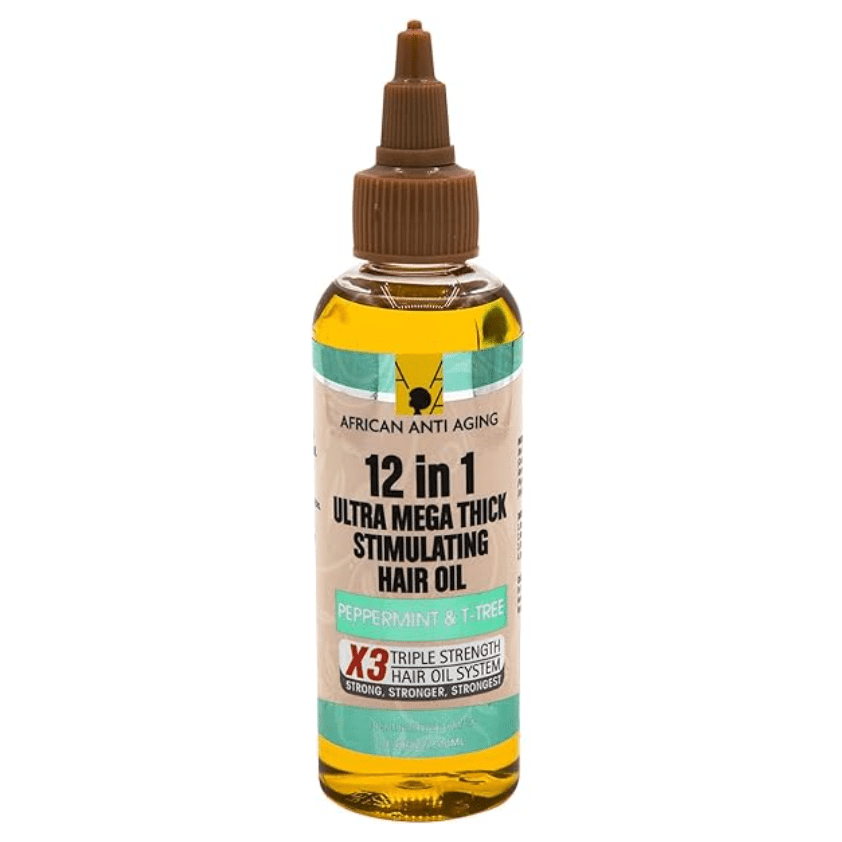 African Anti - Aging 12 - in - 1 Stimulating Hair Oil | 5 Invigorating Variants | 3.38 oz - Beauty Exchange Beauty Supply