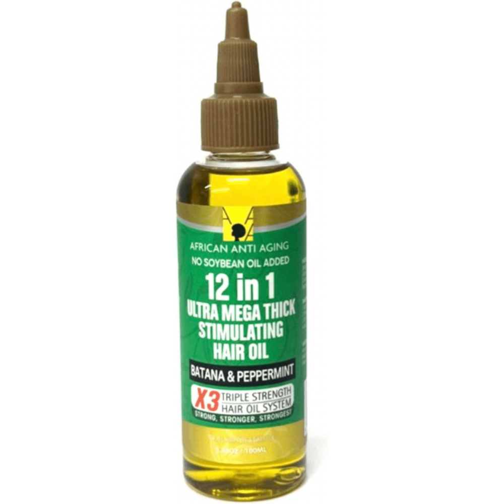African Anti - Aging 12 - in - 1 Stimulating Hair Oil | 5 Invigorating Variants | 3.38 oz - Beauty Exchange Beauty Supply