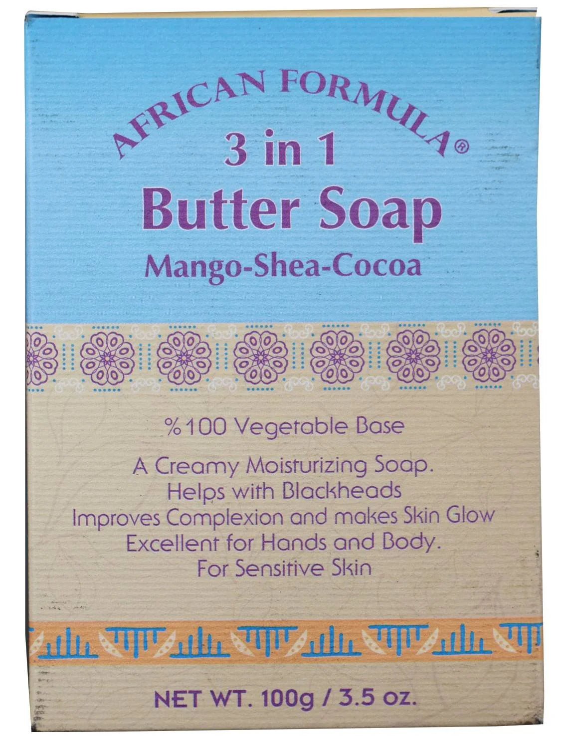 African Formula 3 in 1 Butter Mongo Shea Cocoa Soap - 3.5oz - Beauty Exchange Beauty Supply