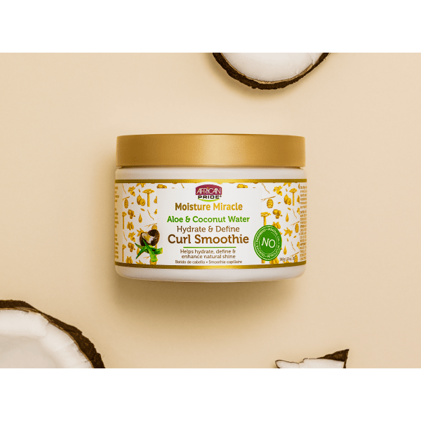 aloe coconut water African Pride Moisture Miracle Aloe & Coconut Water Curl Smoothie 12oz