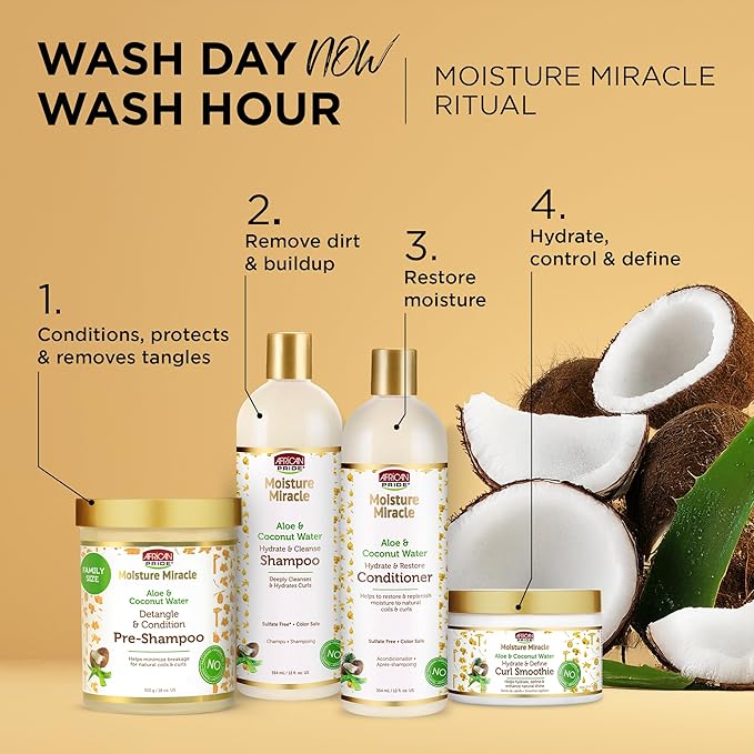 African Pride Curl Smoothie Aloe & Coconut Water 12oz - Beauty Exchange Beauty Supply