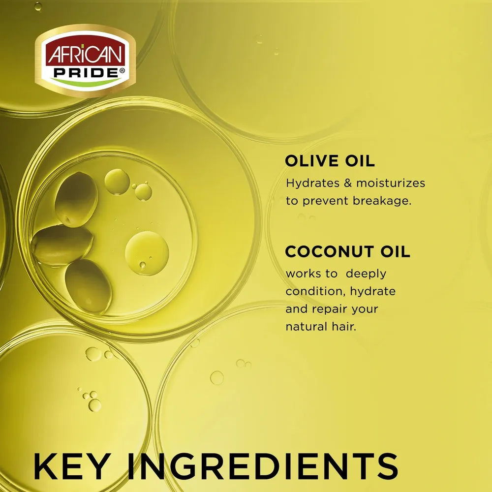 African Pride Dream Kids Olive Miracle Hair Creme | Moisturizing & Repairing for Damaged Hair – 6oz Jar - Beauty Exchange Beauty Supply