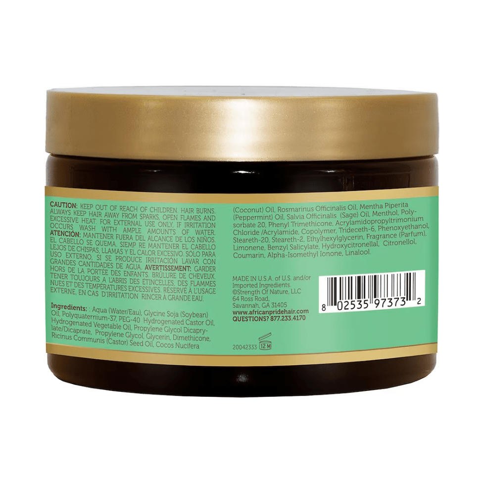 African Pride Feel It Formula – Peppermint, Rosemary & Sage | (3 Variants) Herbal Strengthening Hair Care – Choose from Detangler Cream, Leave - In Conditioner, or Deep Treatment Mask – 12 oz - Beauty Exchange Beauty Supply