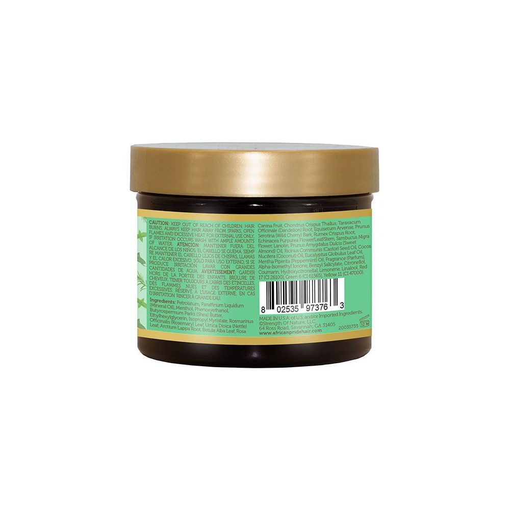 African Pride "FEEL IT" Formula Strengthening Balm | Invigorating Herbal Scalp & Hair Treatment with Peppermint, Rosemary & Sage – 4 oz - Beauty Exchange Beauty Supply