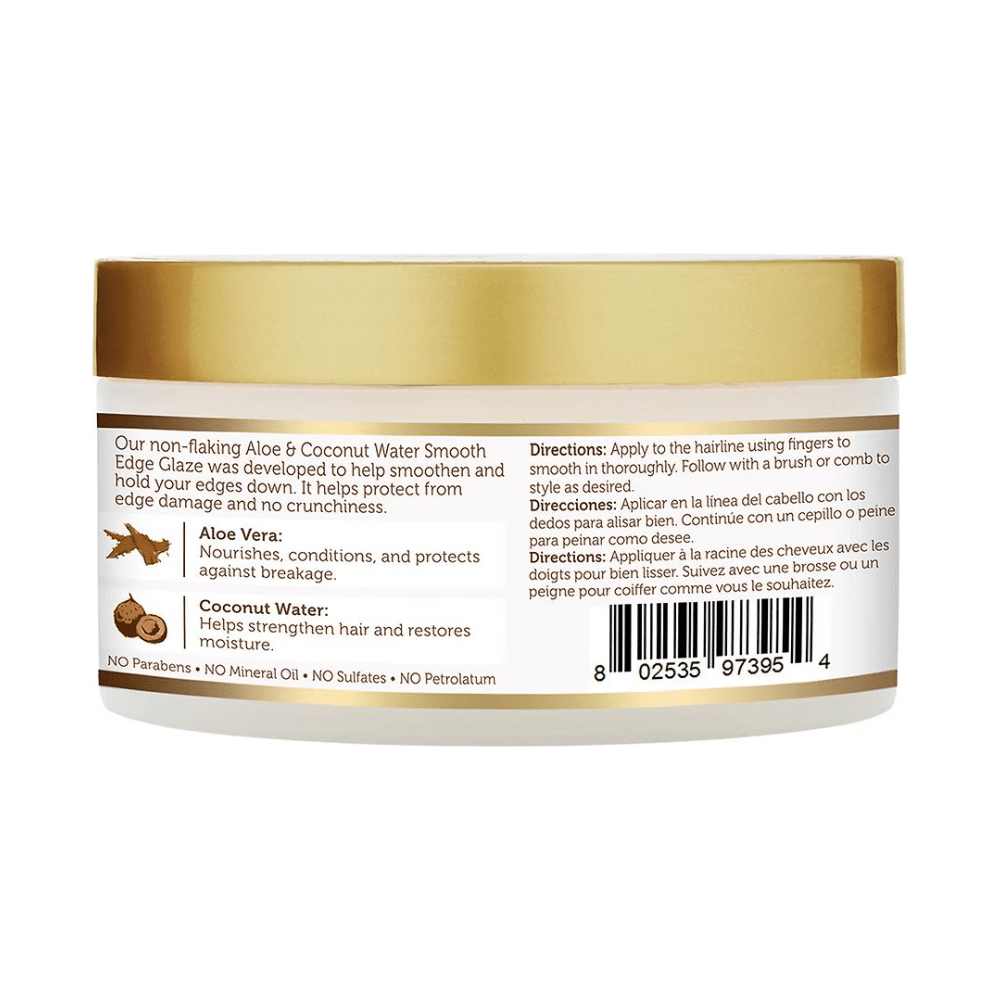 African Pride Moisture Miracle Edge Tamer Collection | (2 Variants) Aloe & Coconut Water Edge Glaze & Edge Styling Wax – Smooth, Nourish, & Slay Edges with Lasting Hold – 6 oz - Beauty Exchange Beauty Supply