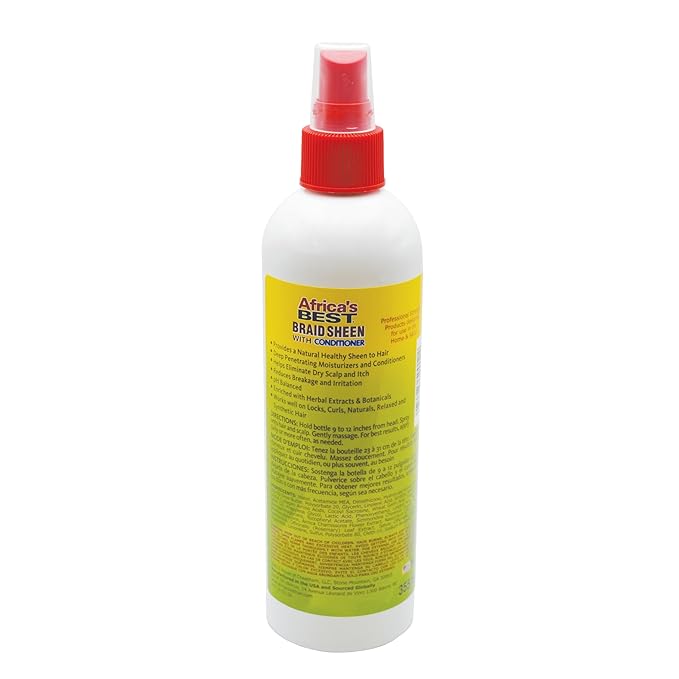 Africa's Best - Braid Sheen Spray With Conditioner | 12Oz | - Beauty Exchange Beauty Supply