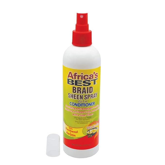 Africa's Best - Braid Sheen Spray With Conditioner | 12Oz | - Beauty Exchange Beauty Supply