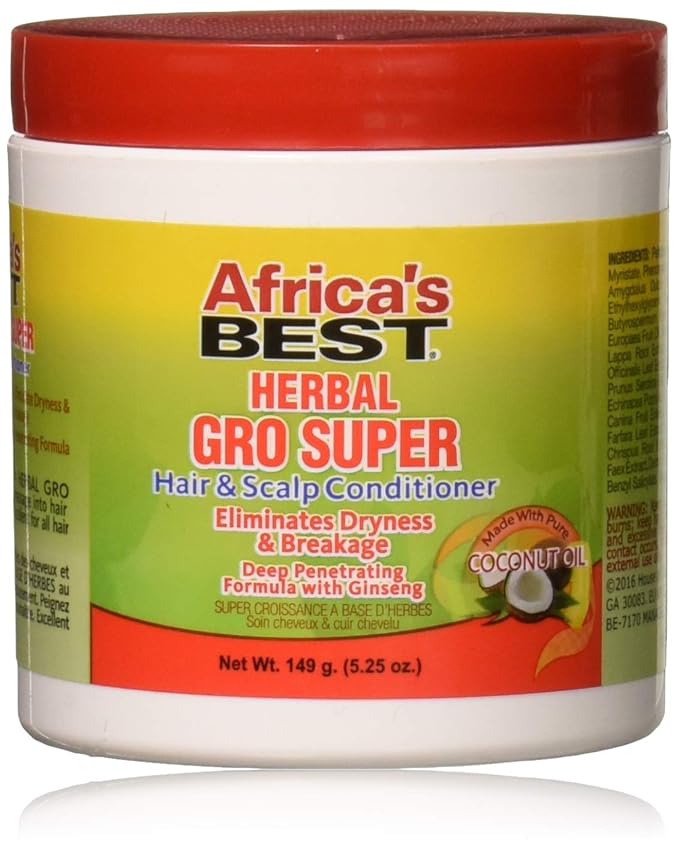 Africa’s Best Herbal Gro Super Conditioner 5.25 oz - Beauty Exchange Beauty Supply