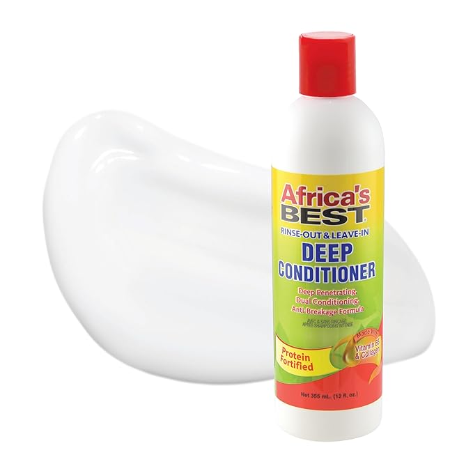 Africa's Best - Rinse | Out | Leave in Deep Conditioner | 12Oz | - Beauty Exchange Beauty Supply