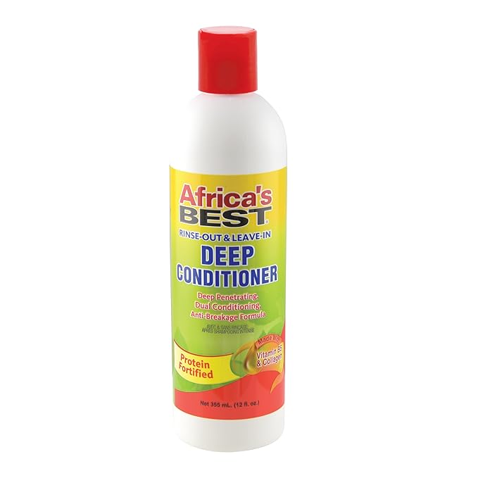 Africa's Best - Rinse | Out | Leave in Deep Conditioner | 12Oz | - Beauty Exchange Beauty Supply