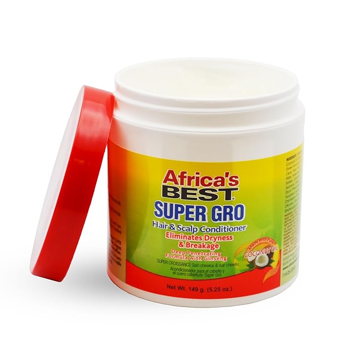 Africa's Best - Super Gro Hair and Scalp Conditioner | 5.25 Oz | - Beauty Exchange Beauty Supply