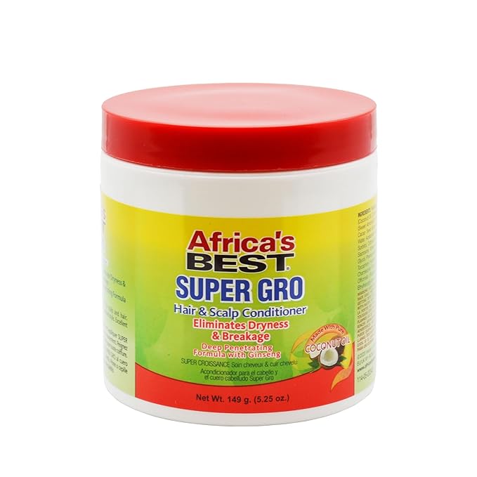 Africa's Best - Super Gro Hair and Scalp Conditioner | 5.25 Oz | - Beauty Exchange Beauty Supply