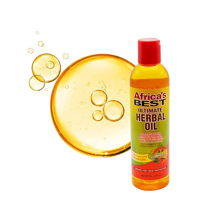 Africa's Best - Ultimate Herbal Oil for Hair | Bath | Nails | Body | Dry Skin | 8oz | - Beauty Exchange Beauty Supply