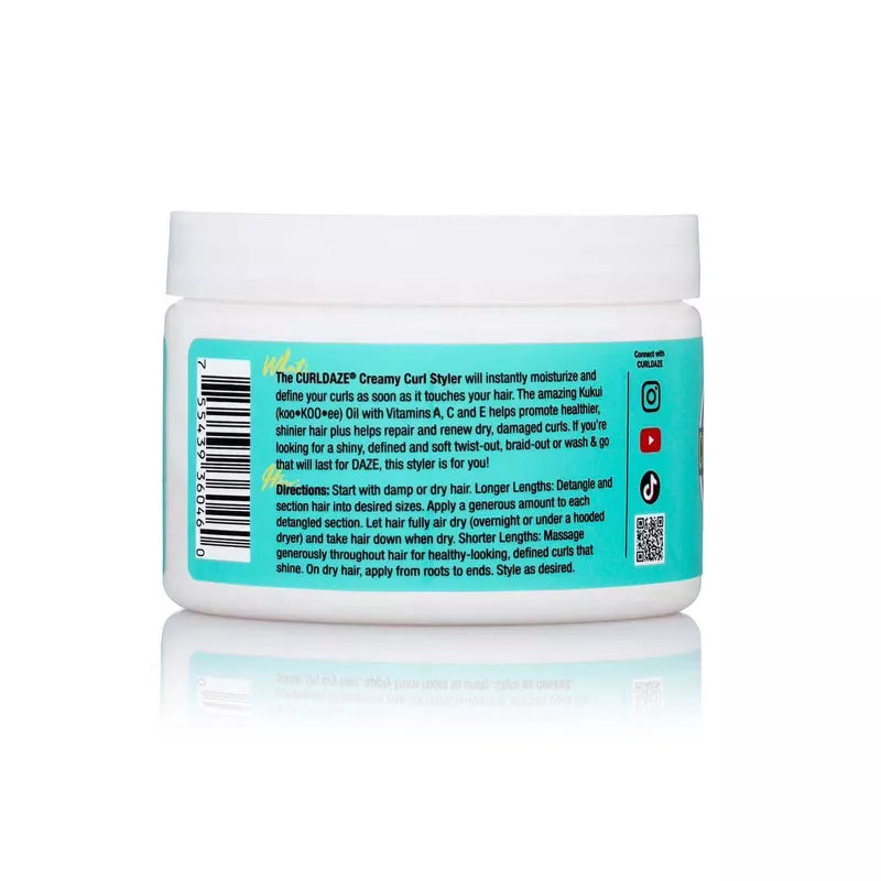 CurlDaze Curl Styler with Kukui Oil – 12 fl oz