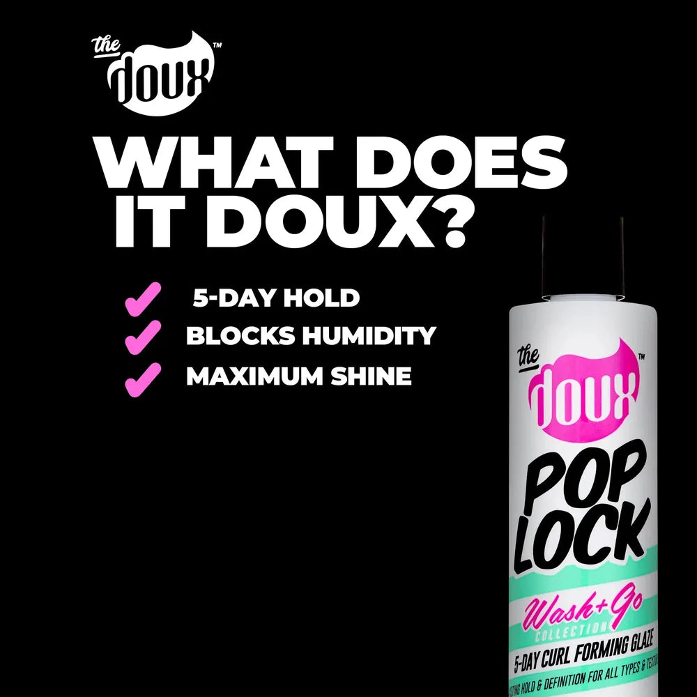 The Doux Pop Lock Curl Forming Glaze – 8 oz