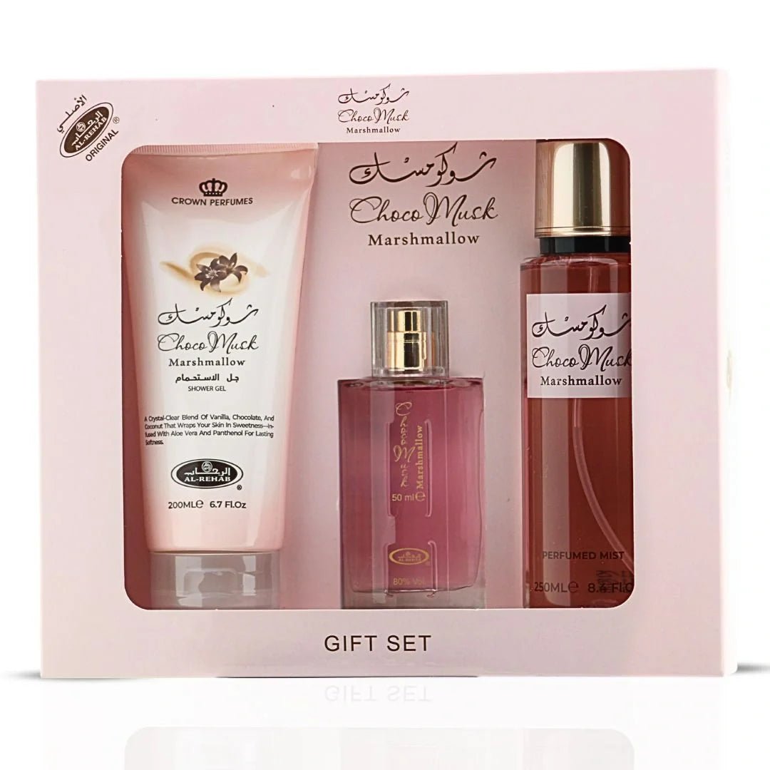 Al Rehab Choco Musk 3 - Piece Perfume Gift Set - Beauty Exchange Beauty Supply