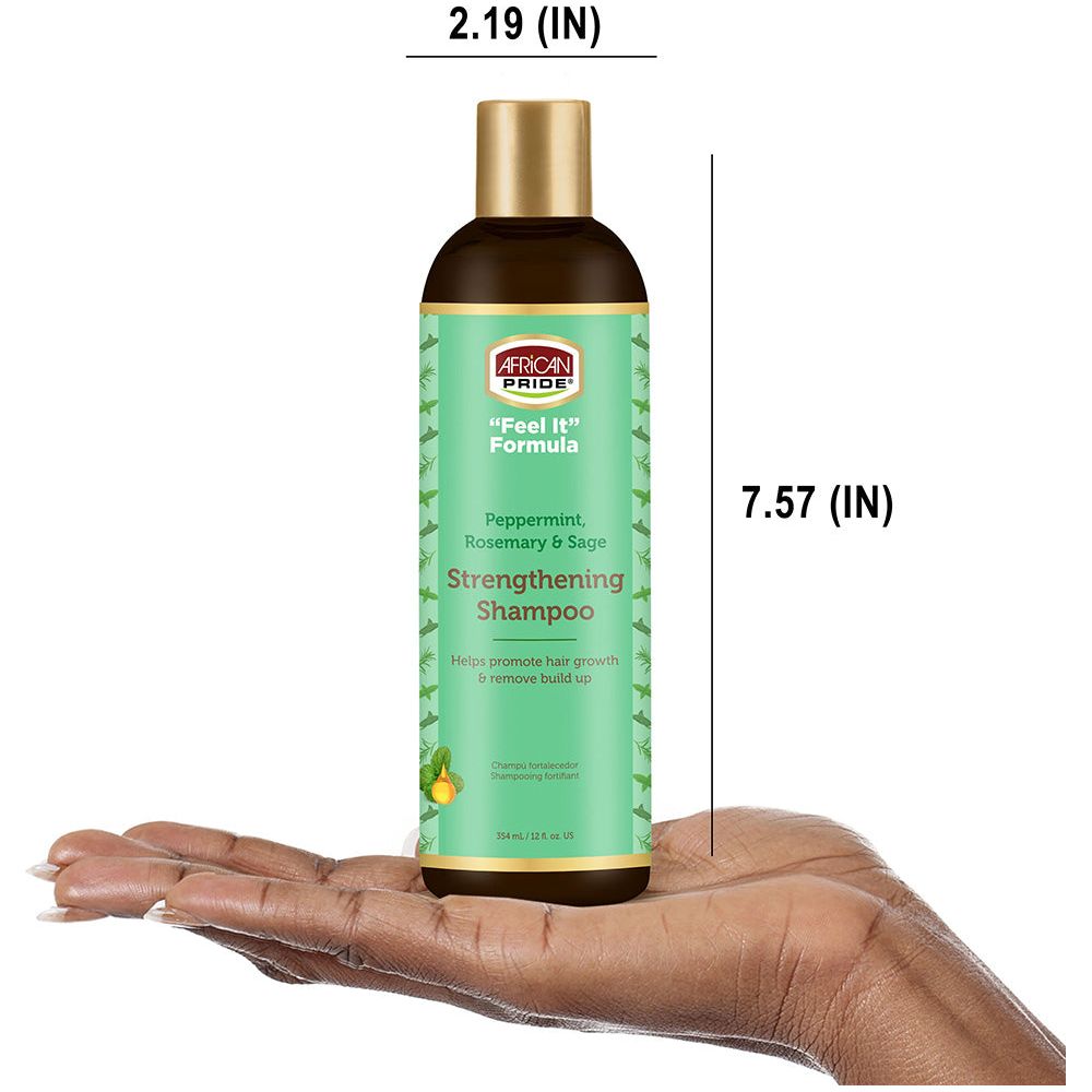 African Pride FEEL IT Strengthening Hair Care – 12 oz
