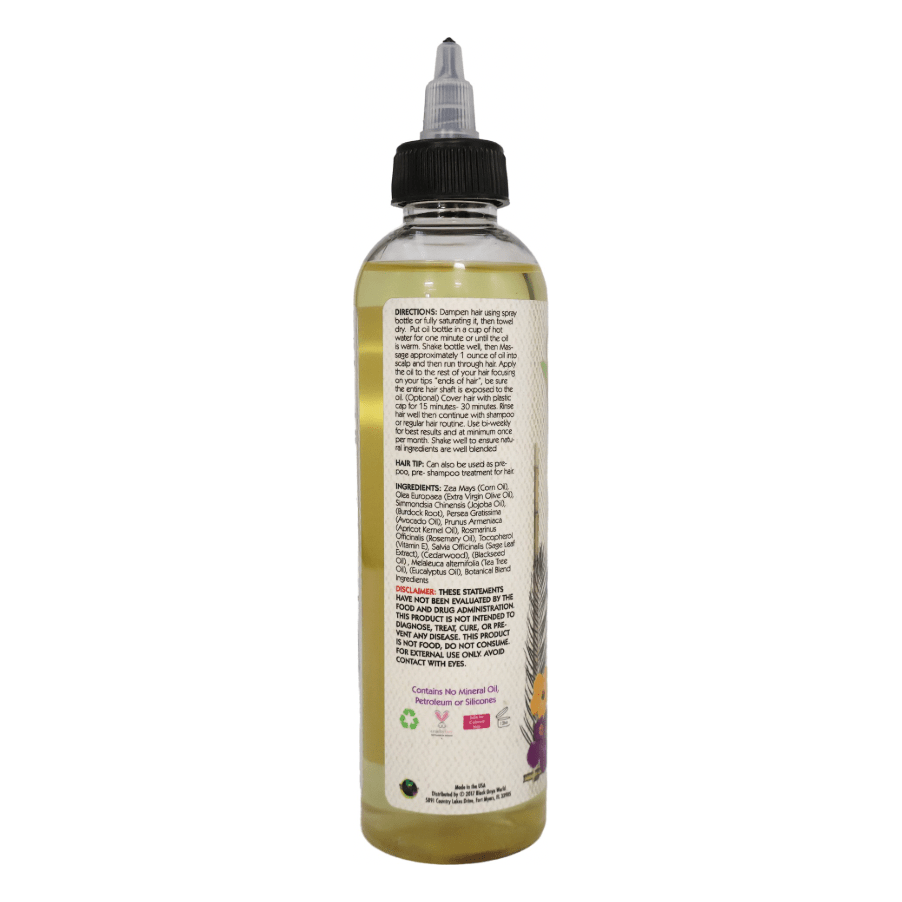 Alikay Naturals Blended Therapy Hot Oil Treatment – 8oz | Nourishing Scalp & Hair Oil for Growth & Repair - Beauty Exchange Beauty Supply