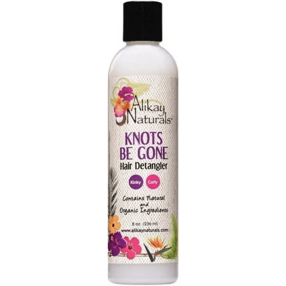 Alikay Naturals Knots Be Gone Hair Detangler | Detangler for Kinky & Curly Hair, Tames Knots & Prevents Breakage – 8oz - Beauty Exchange Beauty Supply