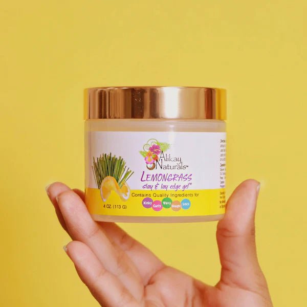 Alikay Naturals Lemongrass Slay & Lay Edge Gel 4oz - Beauty Exchange Beauty Supply