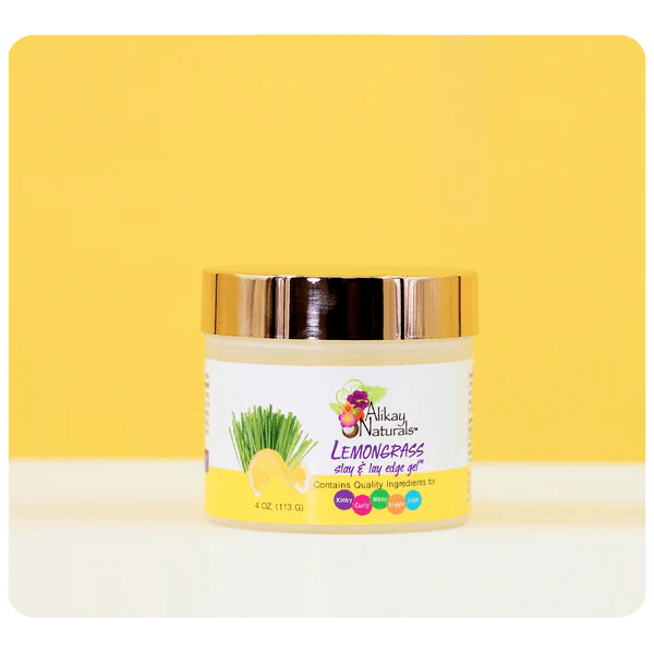 Alikay Naturals Lemongrass Slay & Lay Edge Gel 4oz - Beauty Exchange Beauty Supply
