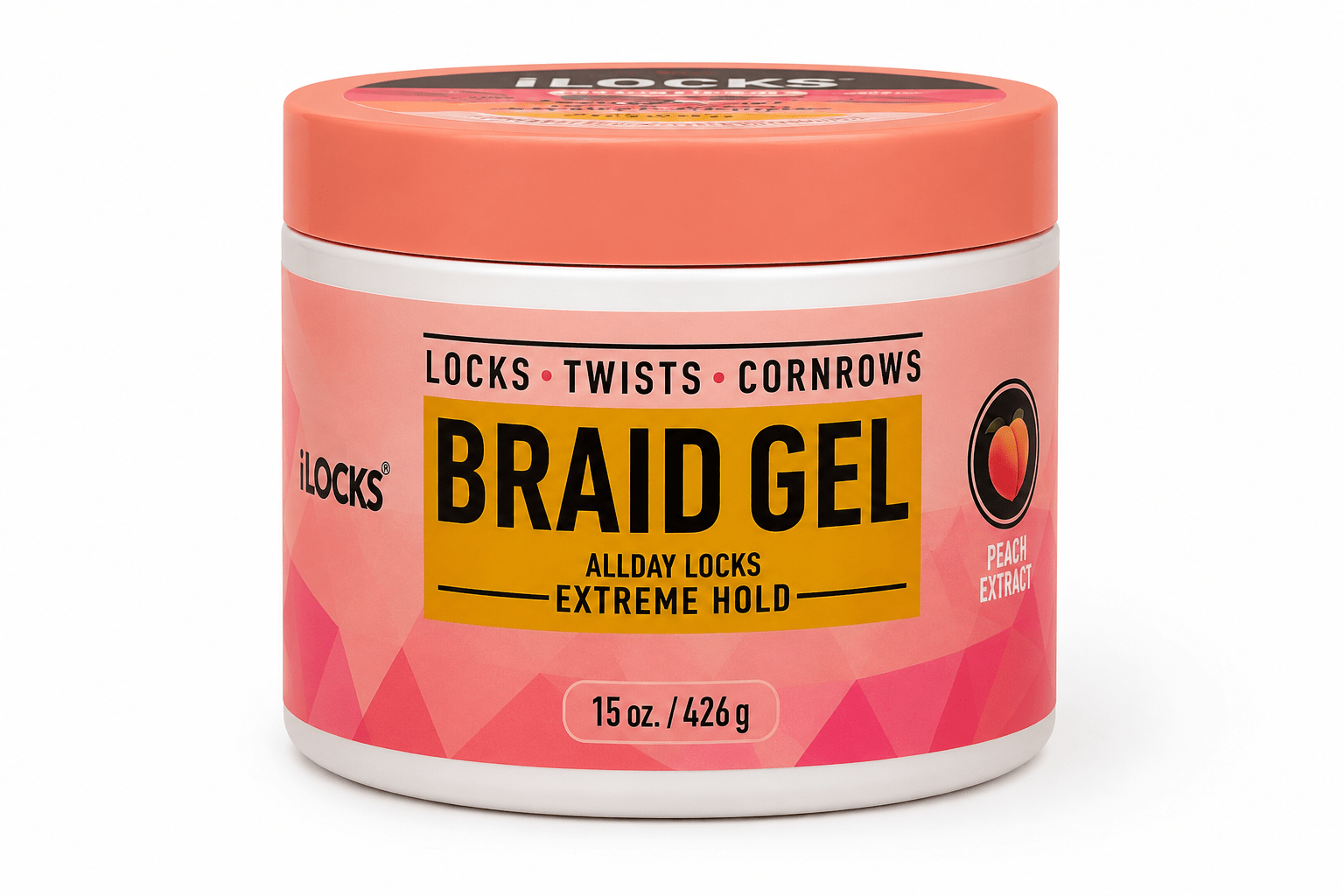 All Day Locks Braid Gel Peach Gold - Beauty Exchange Beauty Supply