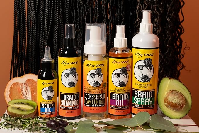 AllDay Locks & Braid Foam Control – 8oz - Beauty Exchange Beauty Supply