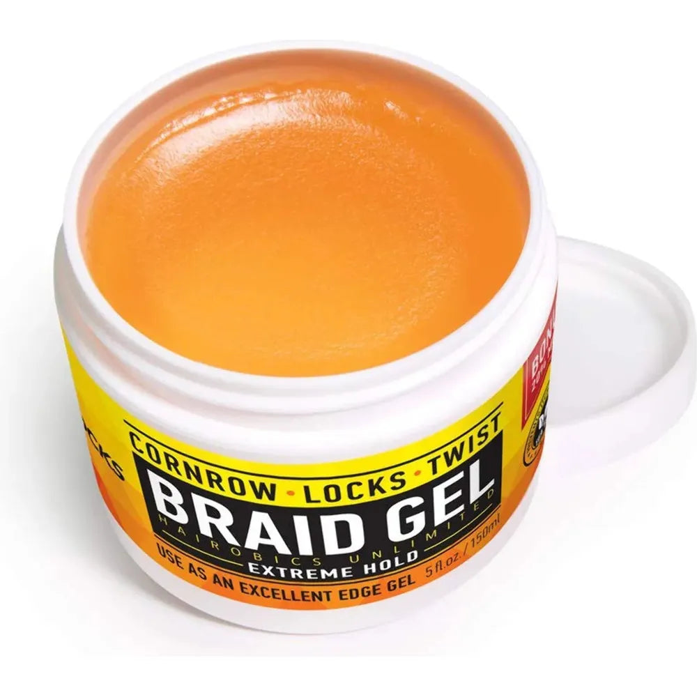 AllDay Locks Braid Gel | Extreme Hold, Smooths & Tames Frizz | No Flaking or Drying | High Shine, Long Lasting for Braids, Locks, Twists, Cornrows| - Beauty Exchange Beauty Supply