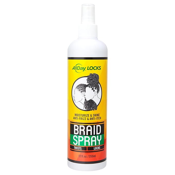 AllDay Locks Braid Spray โ Itchy Scalp Relief 12oz - Beauty Exchange Beauty Supply