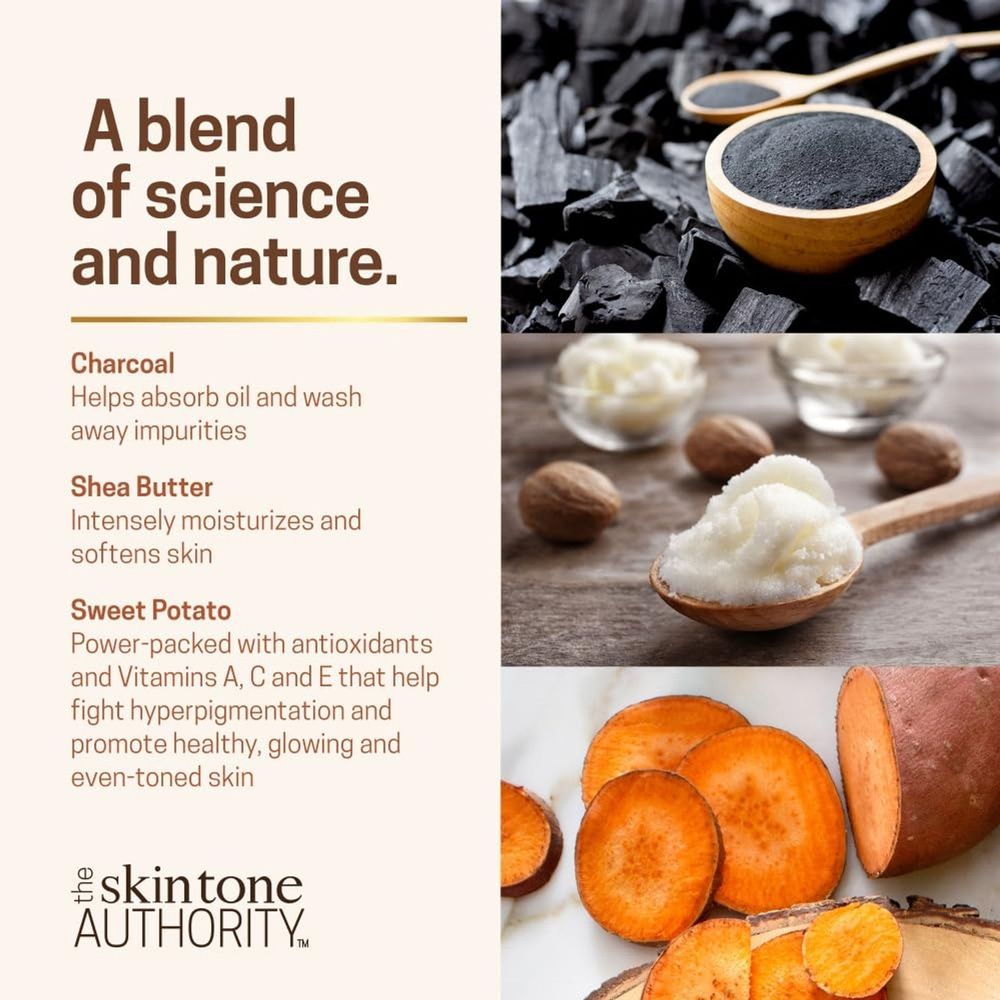 Ambi - Even & Clear | Black Soap Facial Cleanser | Purifying Charcoal | For - Oily & Combination Skin |Sweet Potato Complex | Vitamin A | 3.5Oz - Beauty Exchange Beauty Supply