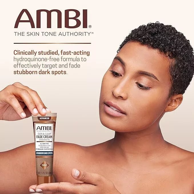 Ambi - Even & Clear | Fade Cream | 2 Variants | Moderate Dark Spots | Stubborn Dark Spots | Hydroquinone - Free | Niacinamide | 1Oz - Beauty Exchange Beauty Supply