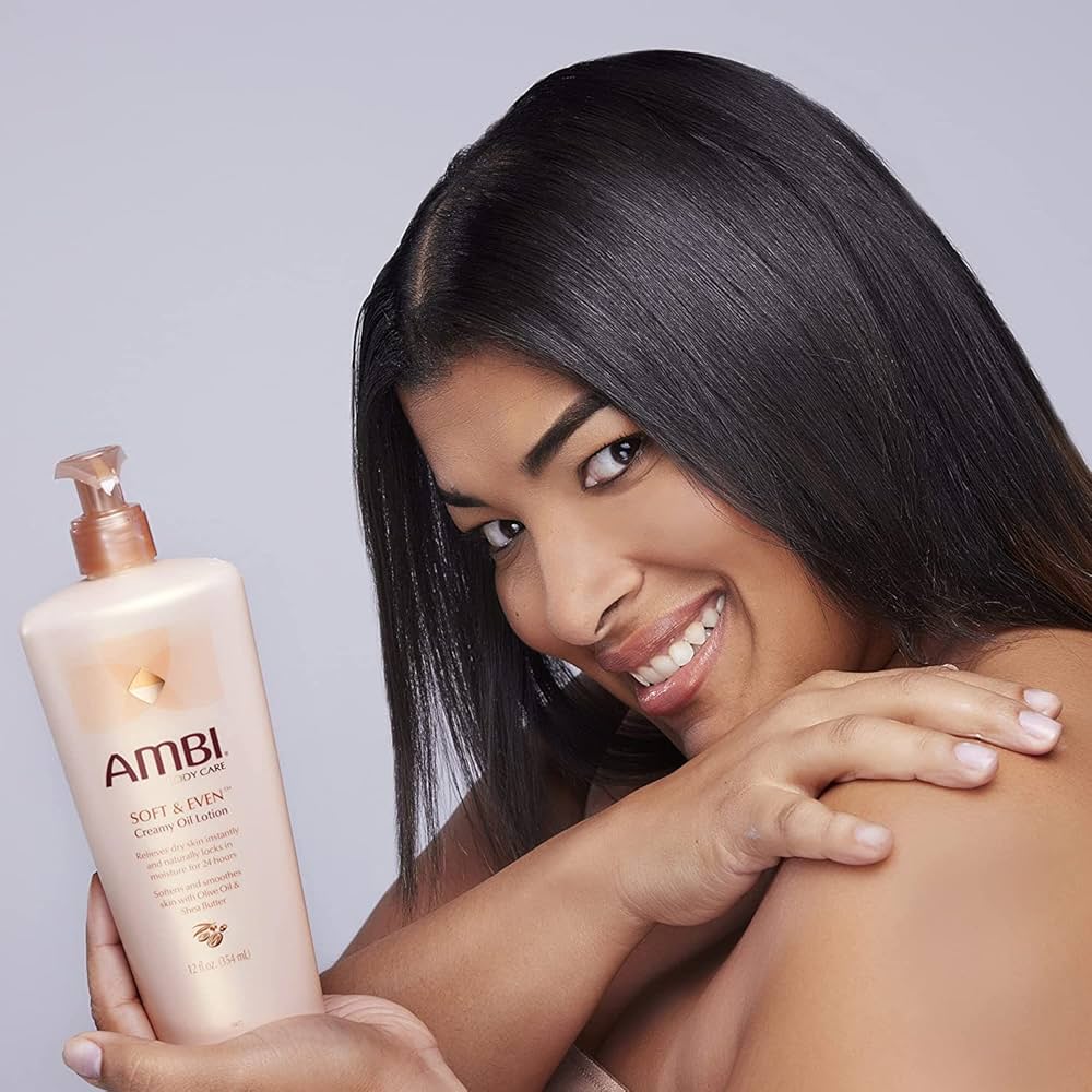 Ambi Soft & Even Creamy Oil Lotion – 12 oz - Beauty Exchange Beauty Supply