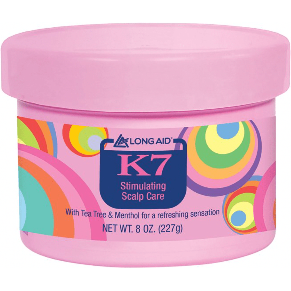 AmPro Long - Aid K7 Stimulating Scalp Care Conditioner – Tea Tree & Castor Oil | Soothing Leave - In Conditioner for Dry, Itchy Scalps – 4 oz & 8 oz - Beauty Exchange Beauty Supply