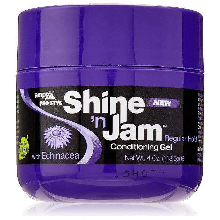 Ampro Shine - n - Jam Edges Hair Styling Gel – Supreme Hold, Regular Hold – 4oz & Silk Edges – 2.25oz | - Beauty Exchange Beauty Supply