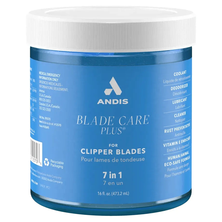 Andis 7 - in - 1 Blade Care Dip Jar – 16 oz - Beauty Exchange Beauty Supply