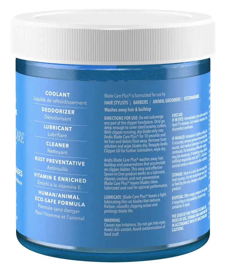 Andis 7 - in - 1 Blade Care Dip Jar โ 16 oz - Beauty Exchange Beauty Supply