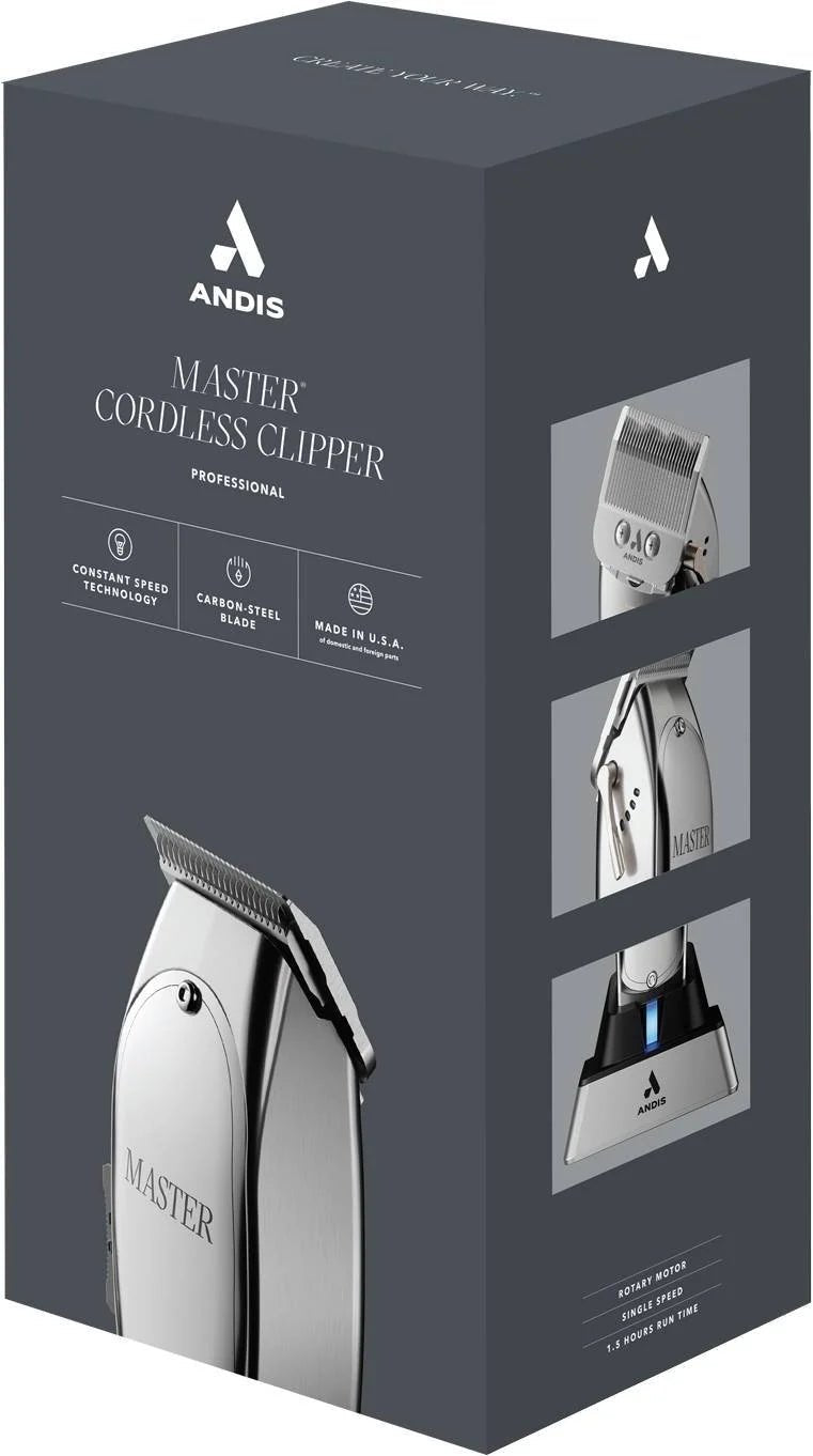 Andis Master Cordless Clipper - Beauty Exchange Beauty Supply