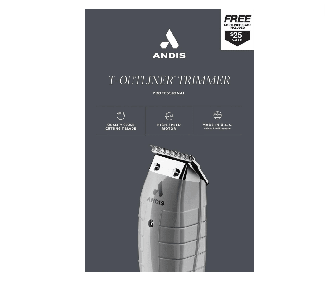 Andis T - Outliner Corded Trimmer - Beauty Exchange Beauty Supply