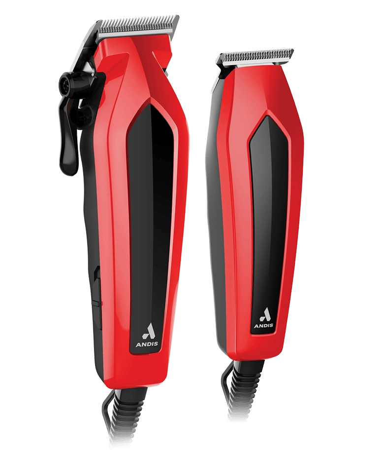 Andis Ultra Clip & Trim Combo Kit - Red - Beauty Exchange Beauty Supply