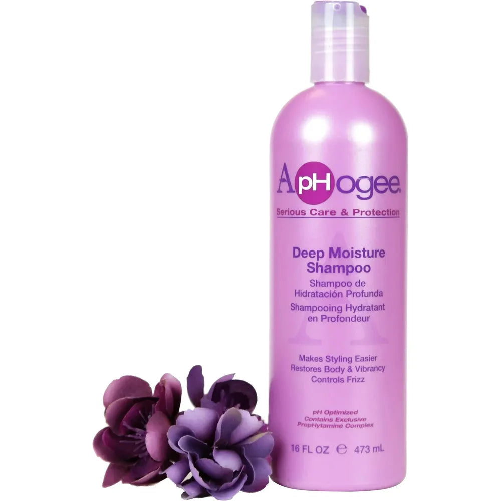 Aphogee Deep Moisture Shampoo – Hydrates and Restores Dry, Damaged Hair – 16oz - Beauty Exchange Beauty Supply