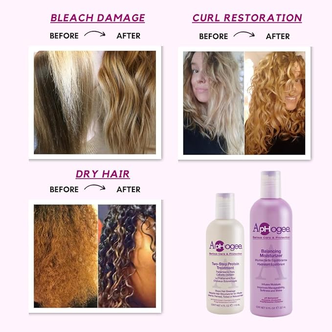 Aphogee - Two - step Treatment Protein for Damaged Hair | 16 oz | - Beauty Exchange Beauty Supply