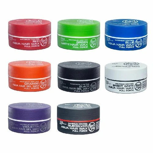 Aqua Hair Wax Collection – Available in 8 Unique Variants – Strong Hold, Shine, and Irresistible Scents | 5oz | - Beauty Exchange Beauty Supply