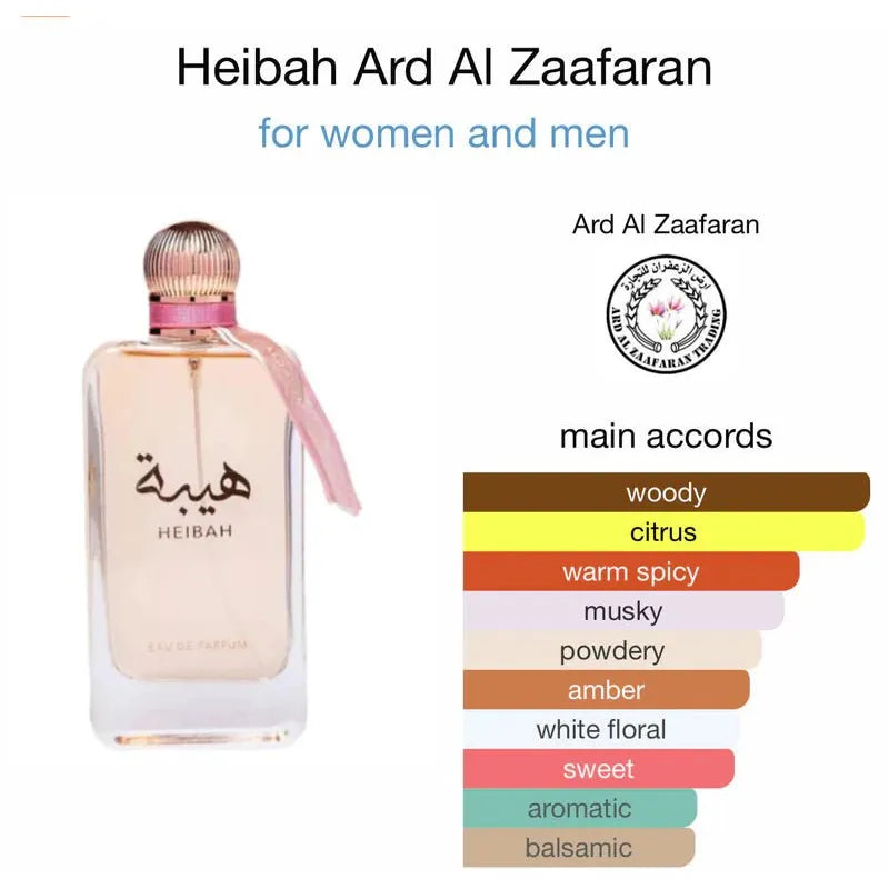 Ard Al Zaafaran Heibah Eau de Parfum 3.4 oz - Beauty Exchange Beauty Supply